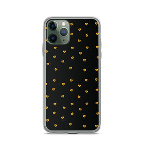 Love Fights BLK GLD iPhone Case