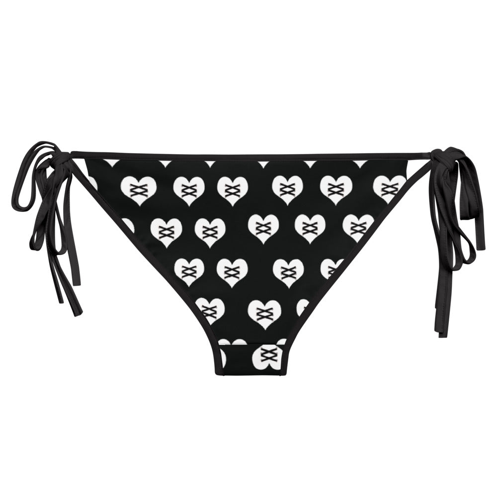 Love Fights Black Bikini Bottom