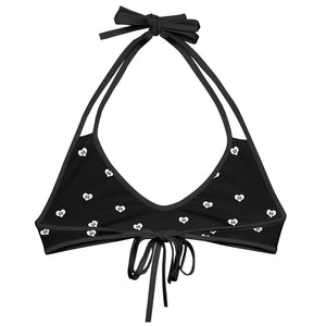 Love Fights BW Bikini Top