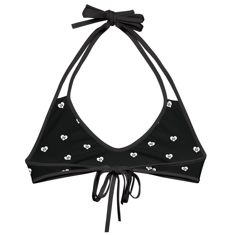 Love Fights BW Bikini Top