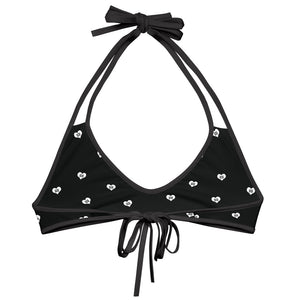 Love Fights BW Bikini Top