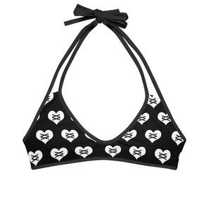 Love Fights Black Bikini Top