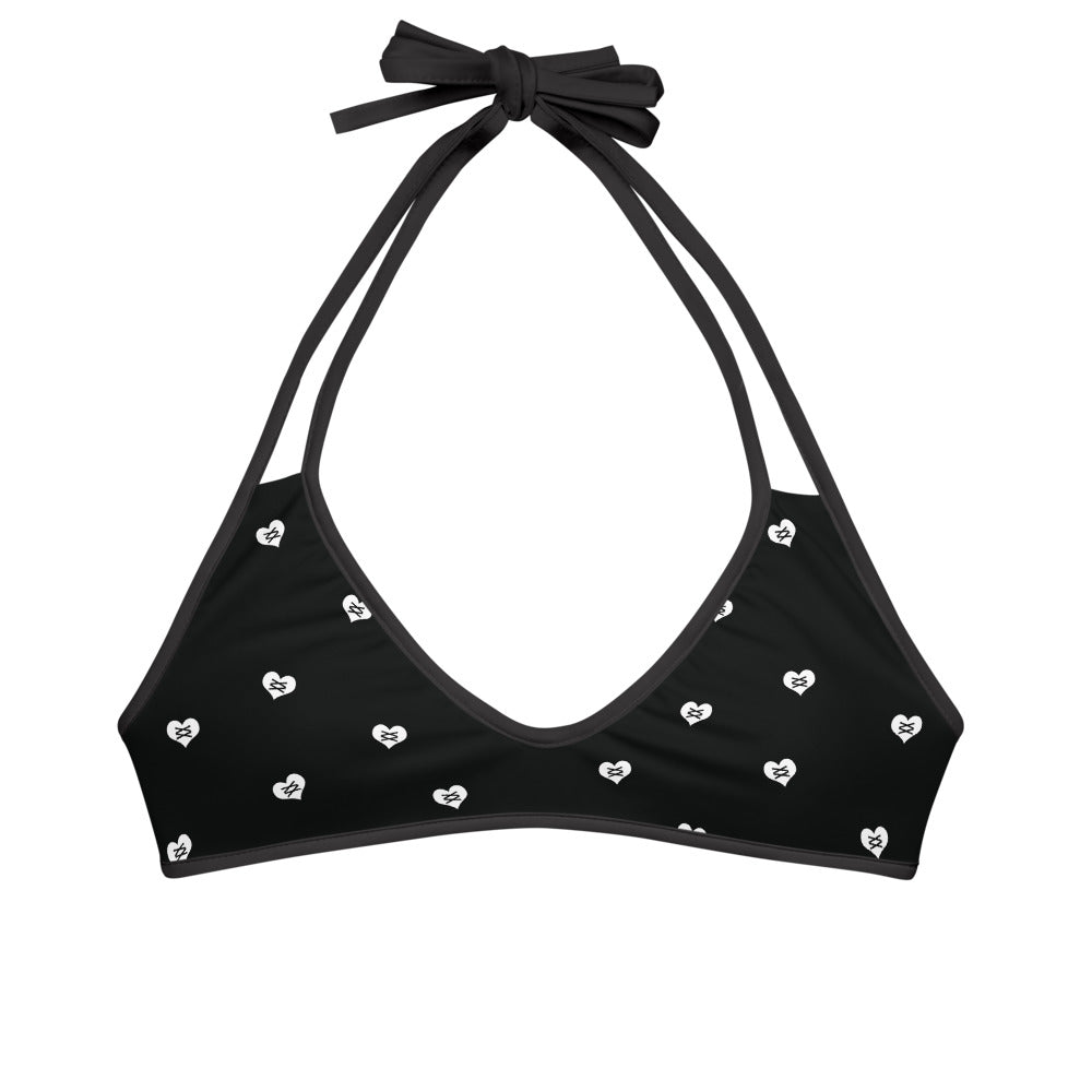 Love Fights BW Bikini Top