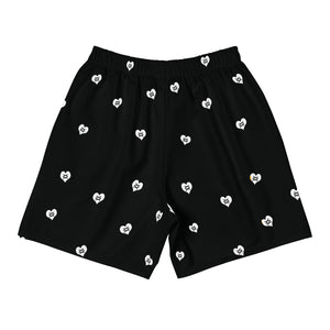 Love Fights BW Men's Athletic Long Shorts