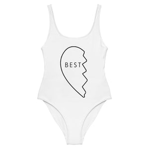 Best Friends Left One-Piece Swimsuit