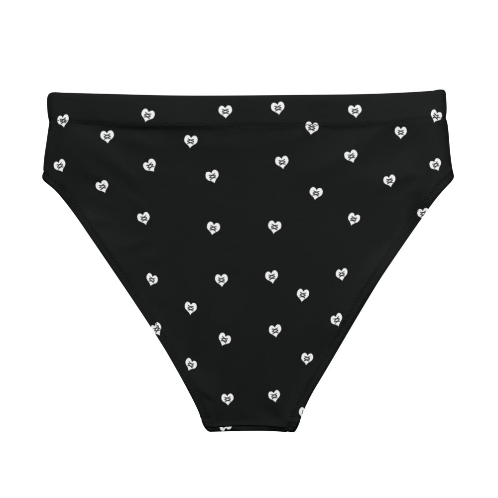 Love Fights BW Recycled High-Waisted Bikini Bottom
