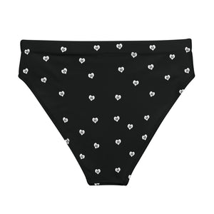 Love Fights BW Recycled High-Waisted Bikini Bottom