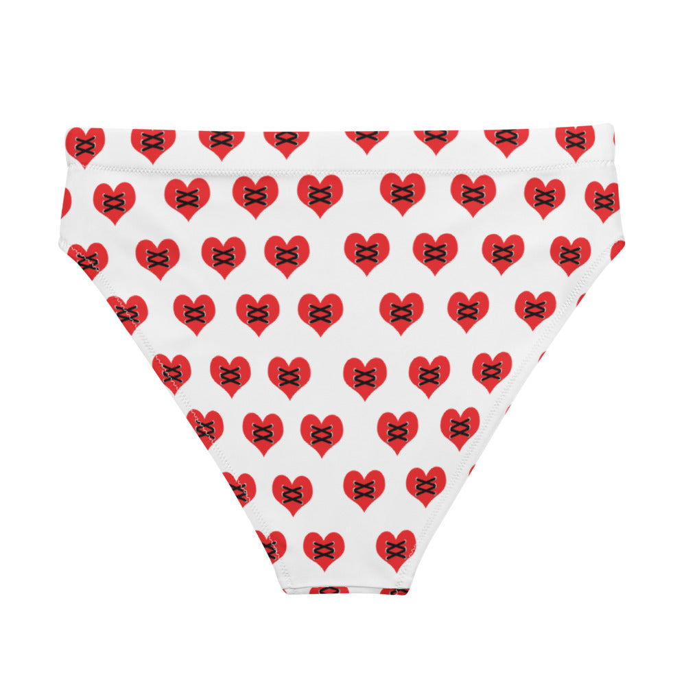 Love Fights Recycled High-Waisted Bikini Bottom