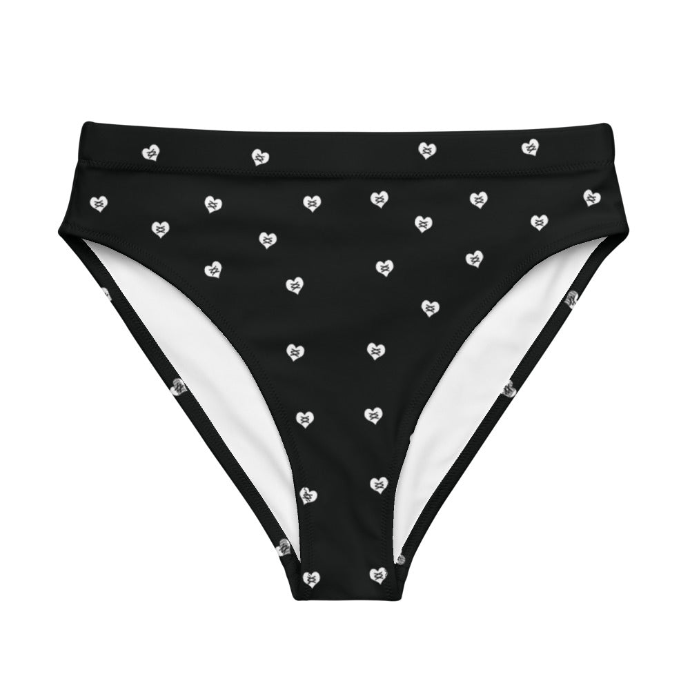 Love Fights BW Recycled High-Waisted Bikini Bottom
