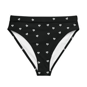 Love Fights BW Recycled High-Waisted Bikini Bottom