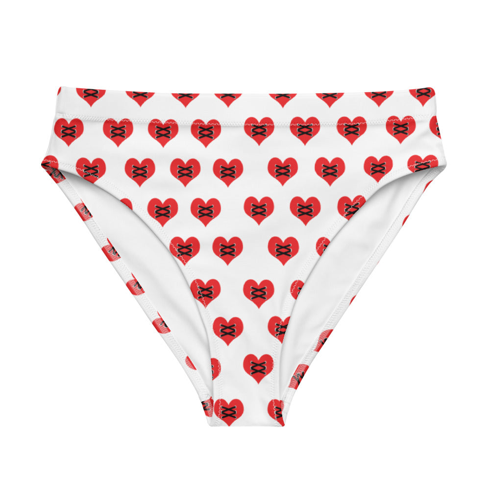 Love Fights Recycled High-Waisted Bikini Bottom