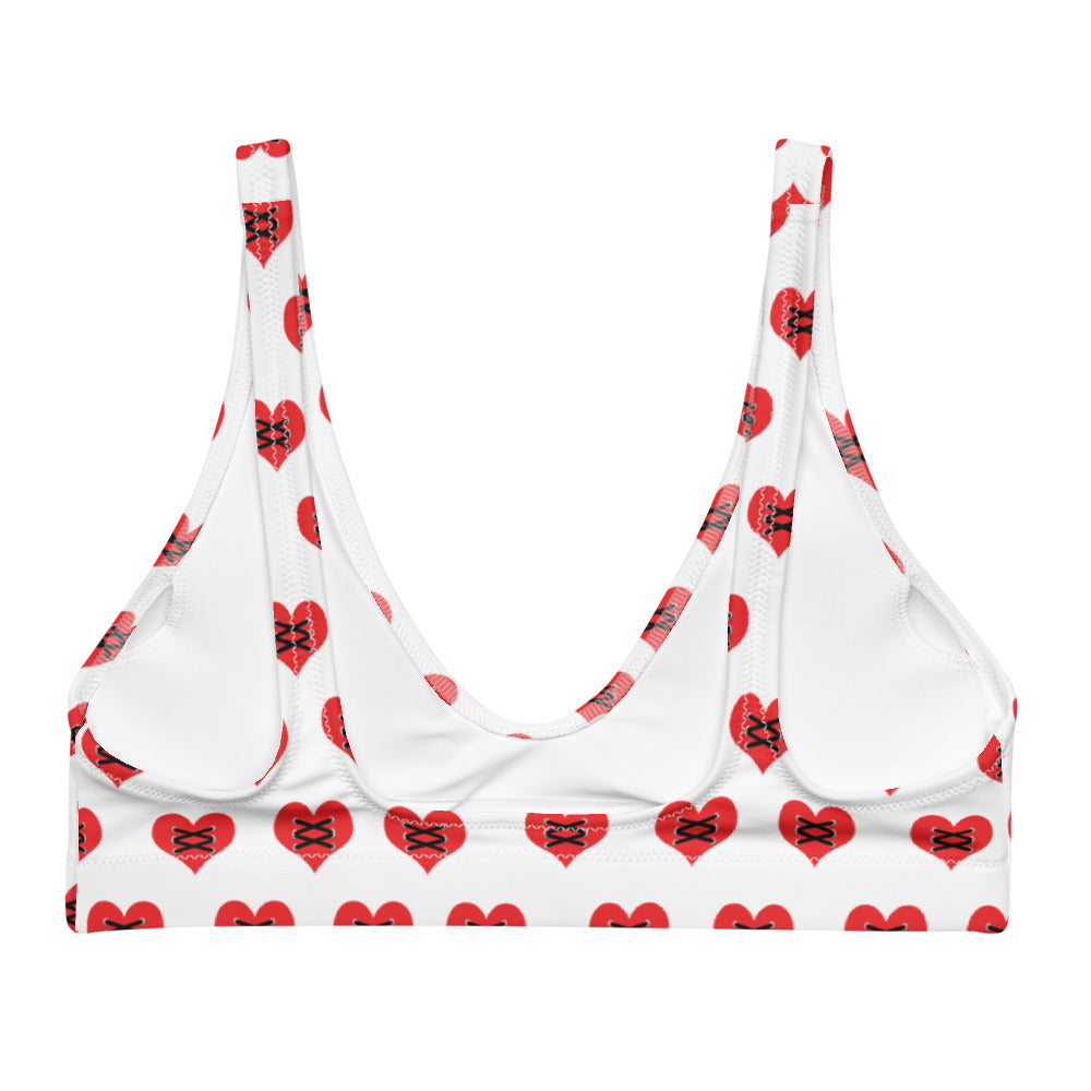 Love Fights Recycled Padded Bikini Top