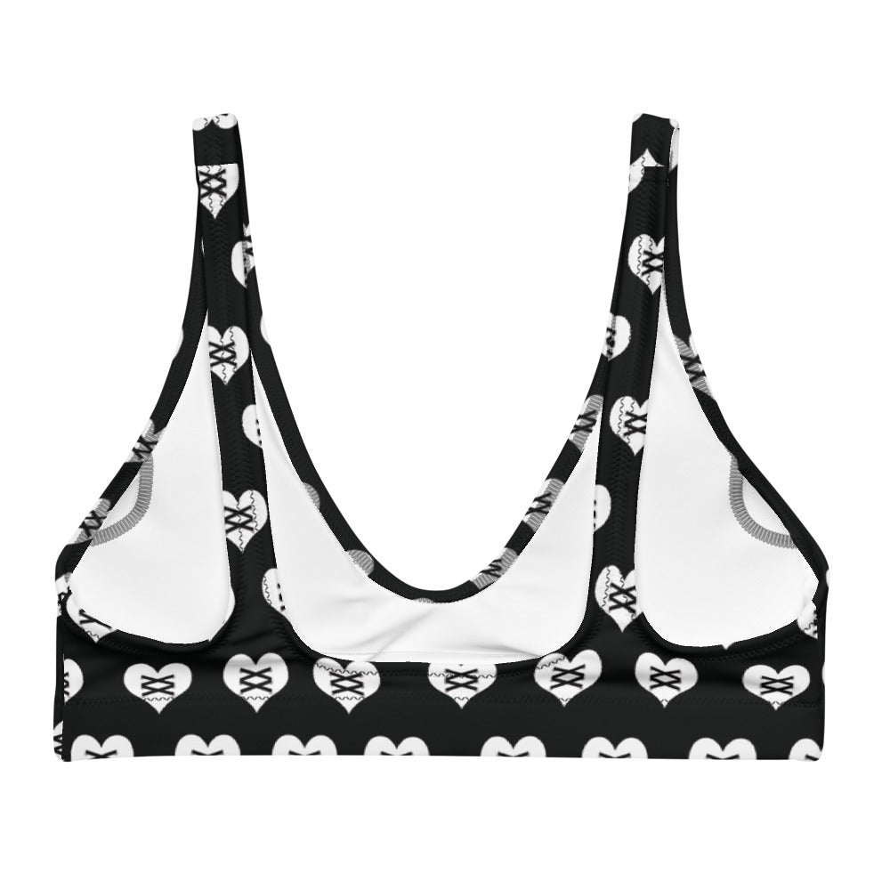 Love Fights Recycled Padded Bikini Top