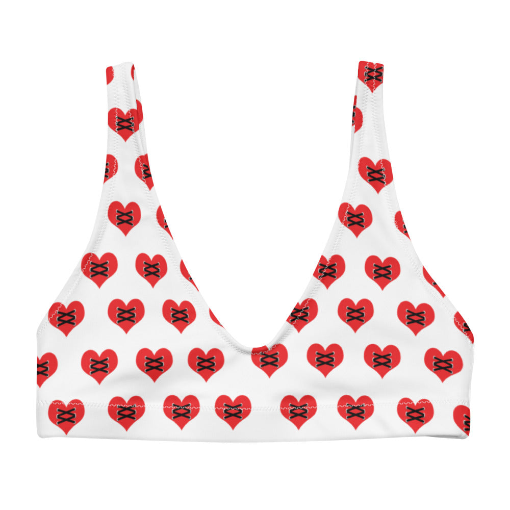 Love Fights Recycled Padded Bikini Top