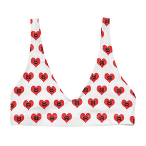 Love Fights Recycled Padded Bikini Top