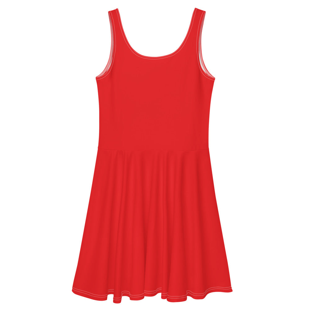 Red Skater Dress