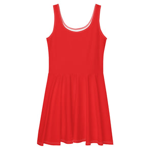 Red Skater Dress