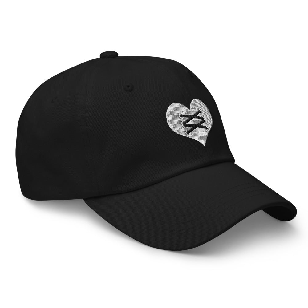 Love Fights White Dad Hat