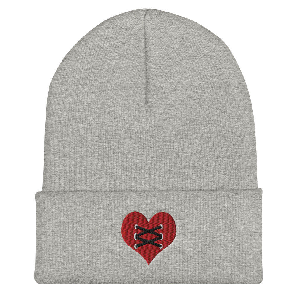 Love Fights Cuffed Beanie