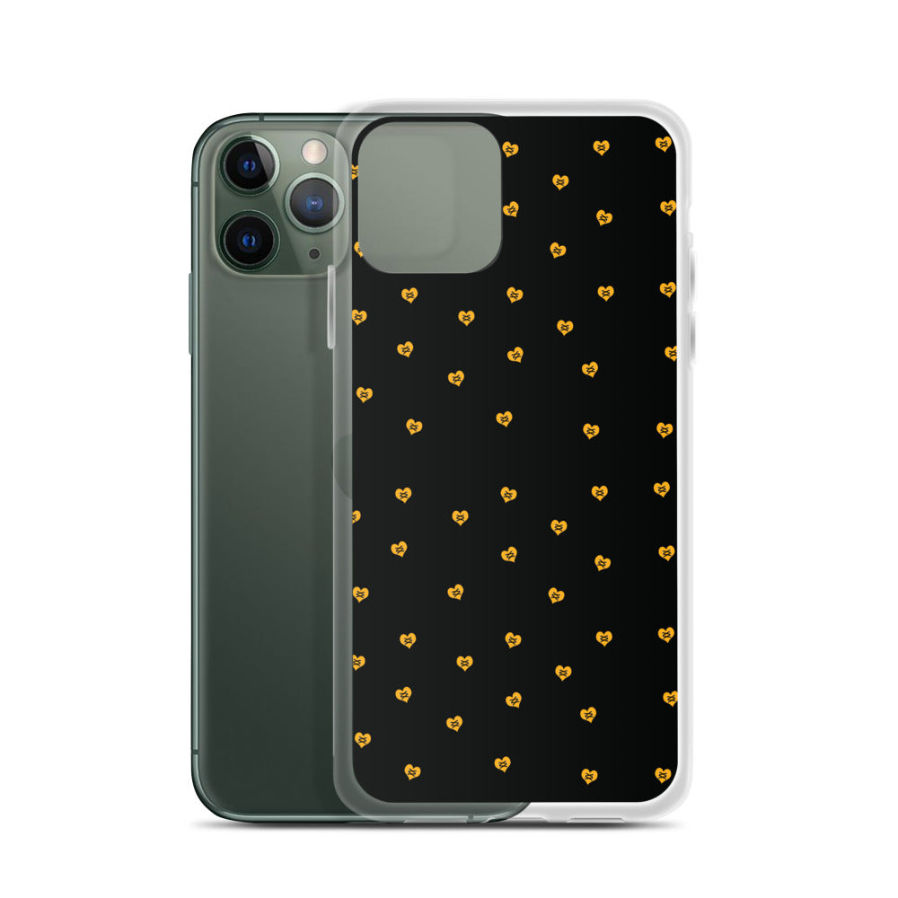 Love Fights BLK GLD iPhone Case