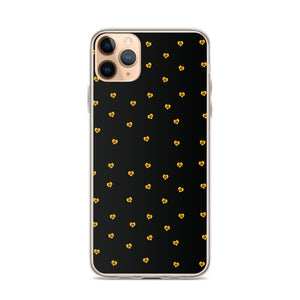 Love Fights BLK GLD iPhone Case