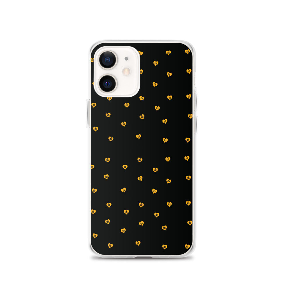 Love Fights BLK GLD iPhone Case
