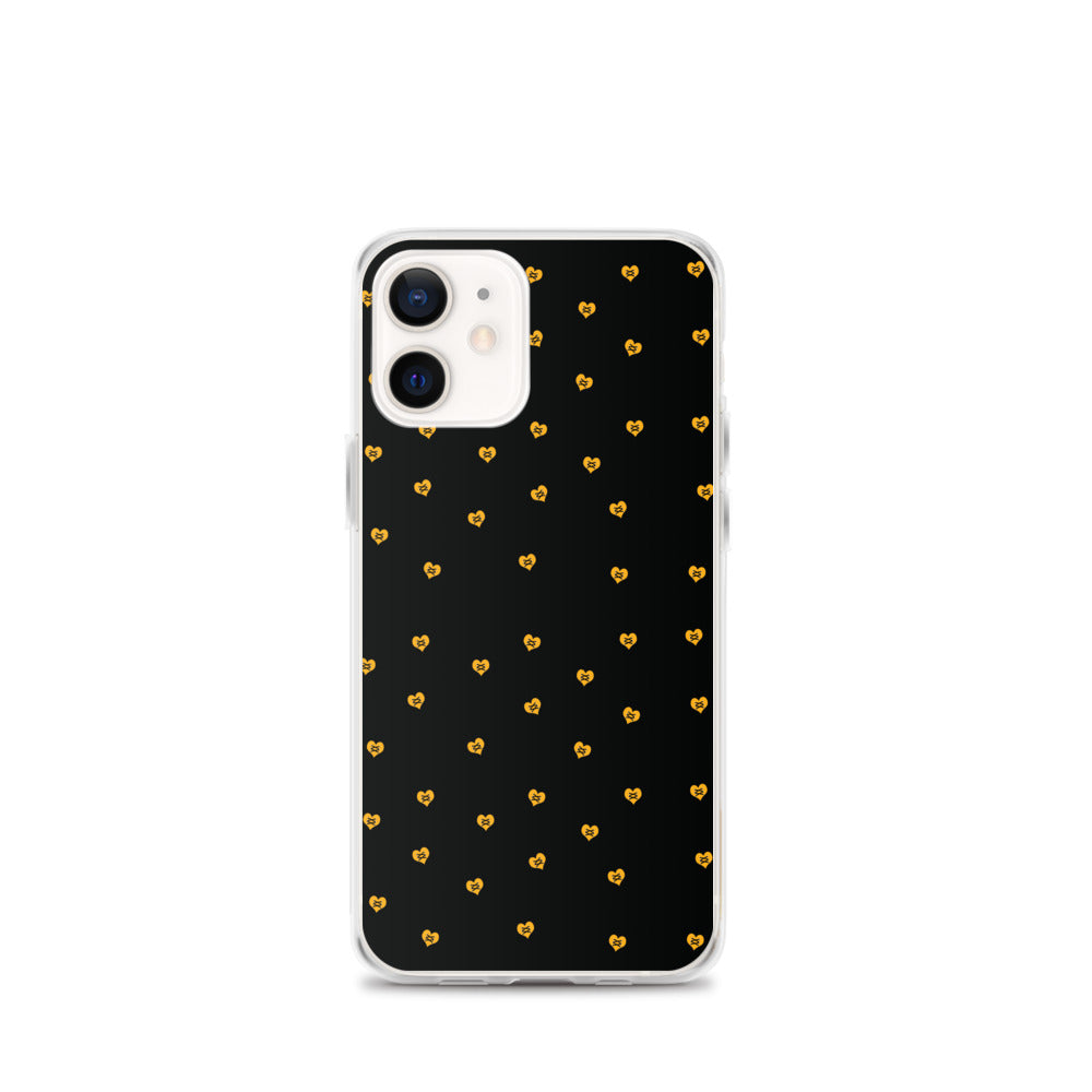 Love Fights BLK GLD iPhone Case