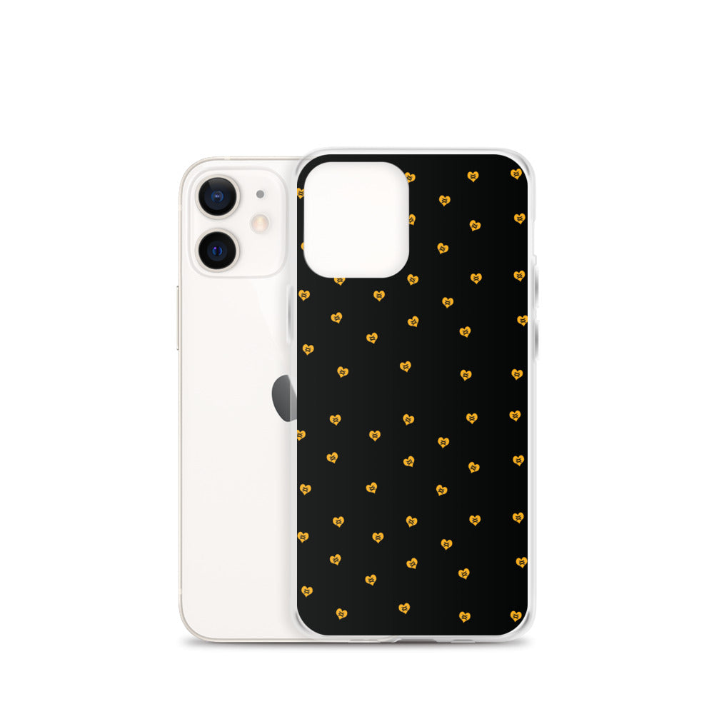 Love Fights BLK GLD iPhone Case