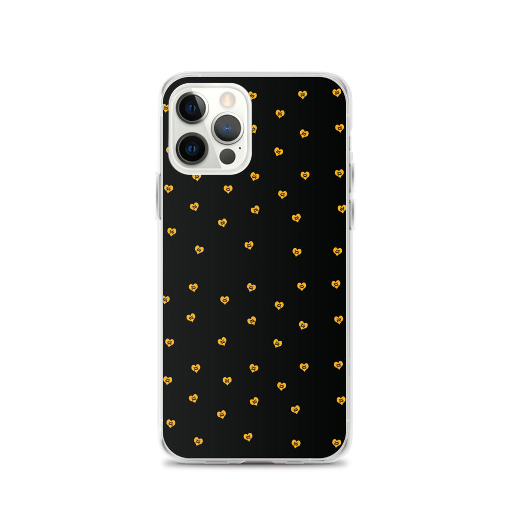 Love Fights BLK GLD iPhone Case