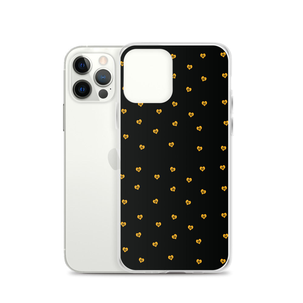 Love Fights BLK GLD iPhone Case