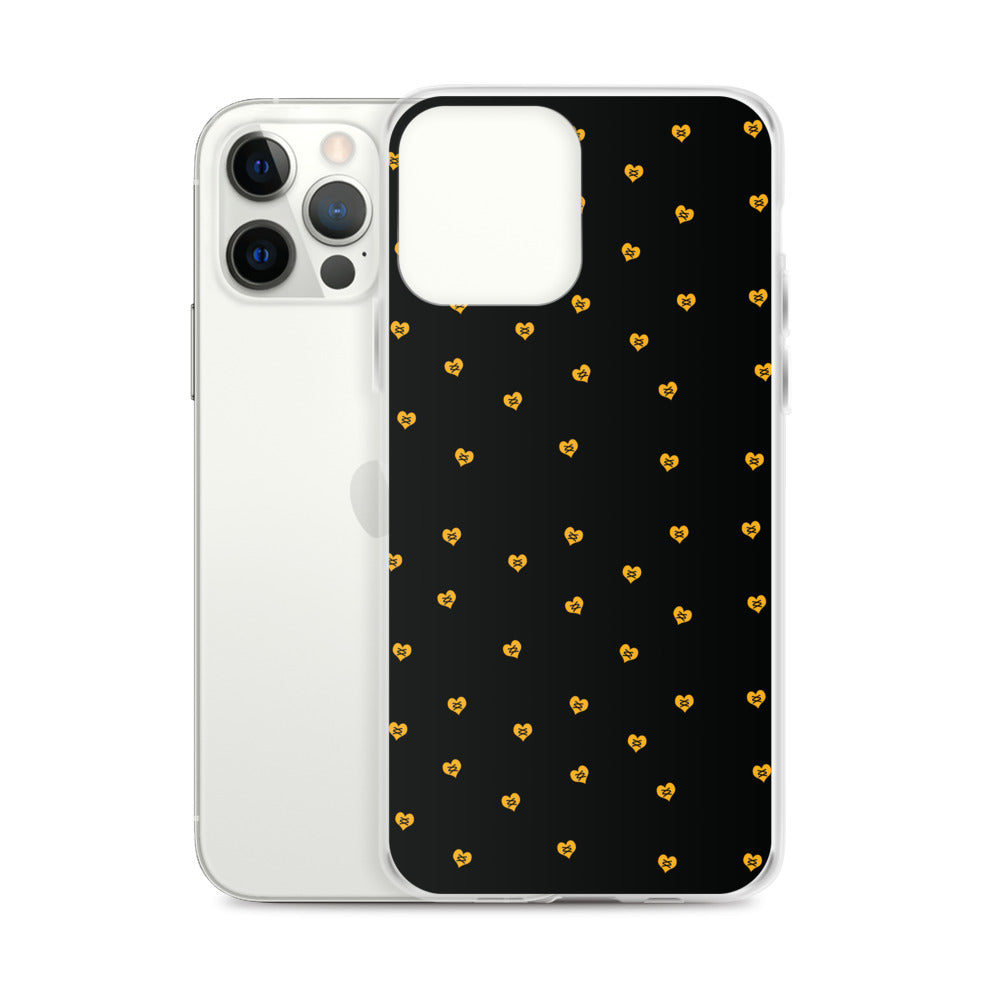Love Fights BLK GLD iPhone Case