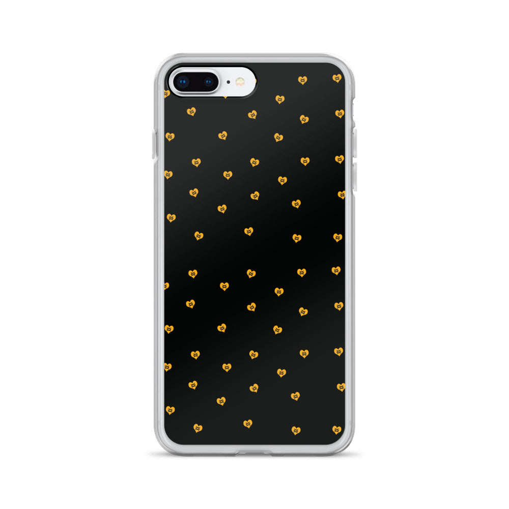 Love Fights BLK GLD iPhone Case