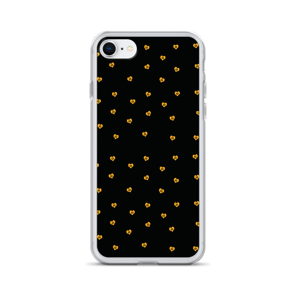 Love Fights BLK GLD iPhone Case