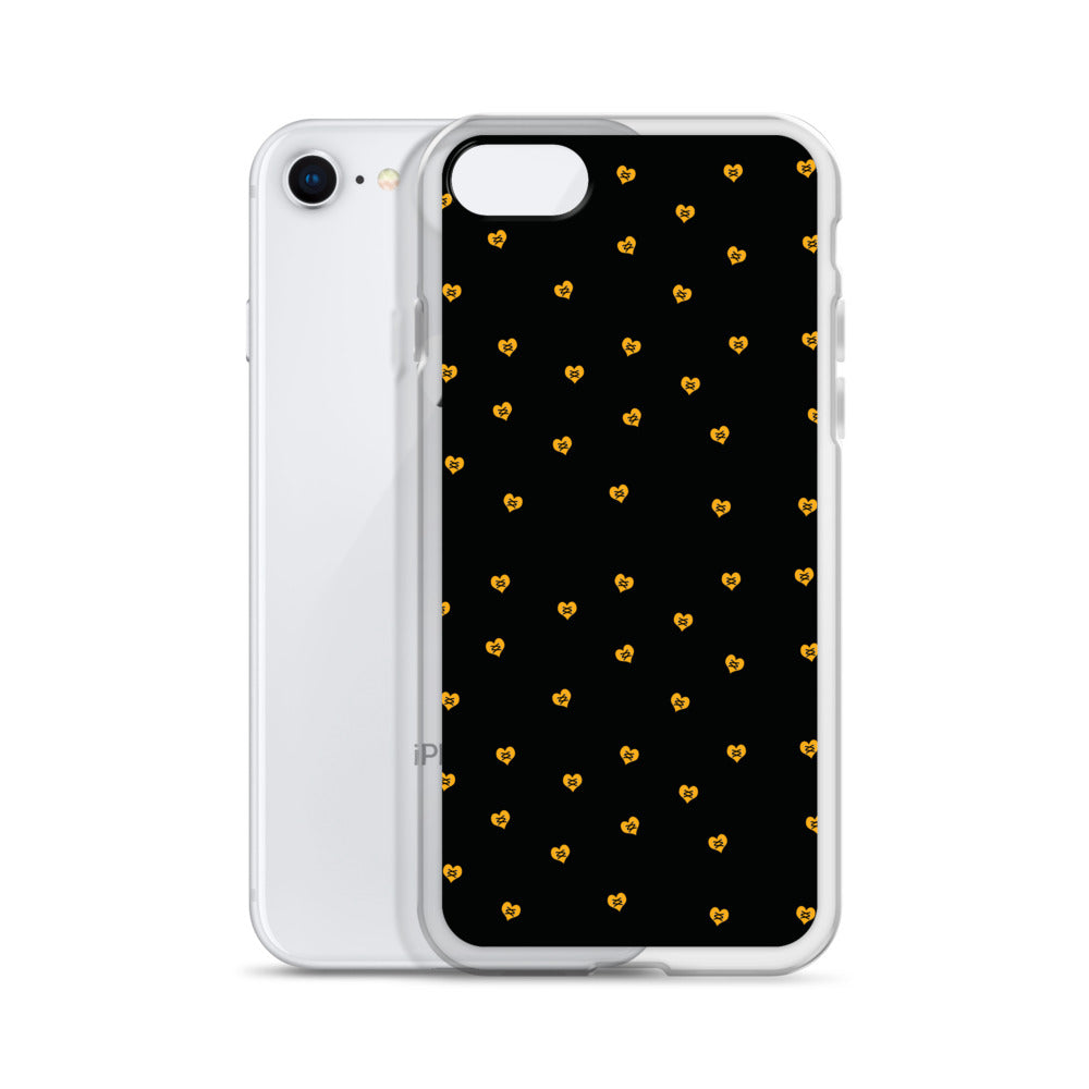 Love Fights BLK GLD iPhone Case