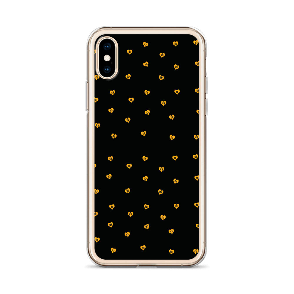 Love Fights BLK GLD iPhone Case