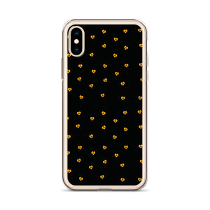 Love Fights BLK GLD iPhone Case
