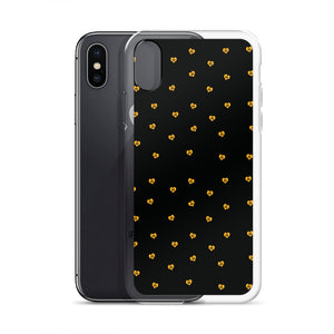 Love Fights BLK GLD iPhone Case