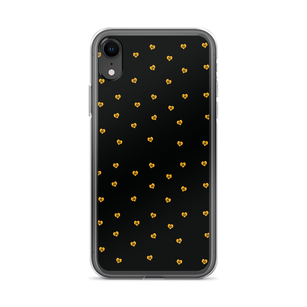 Love Fights BLK GLD iPhone Case