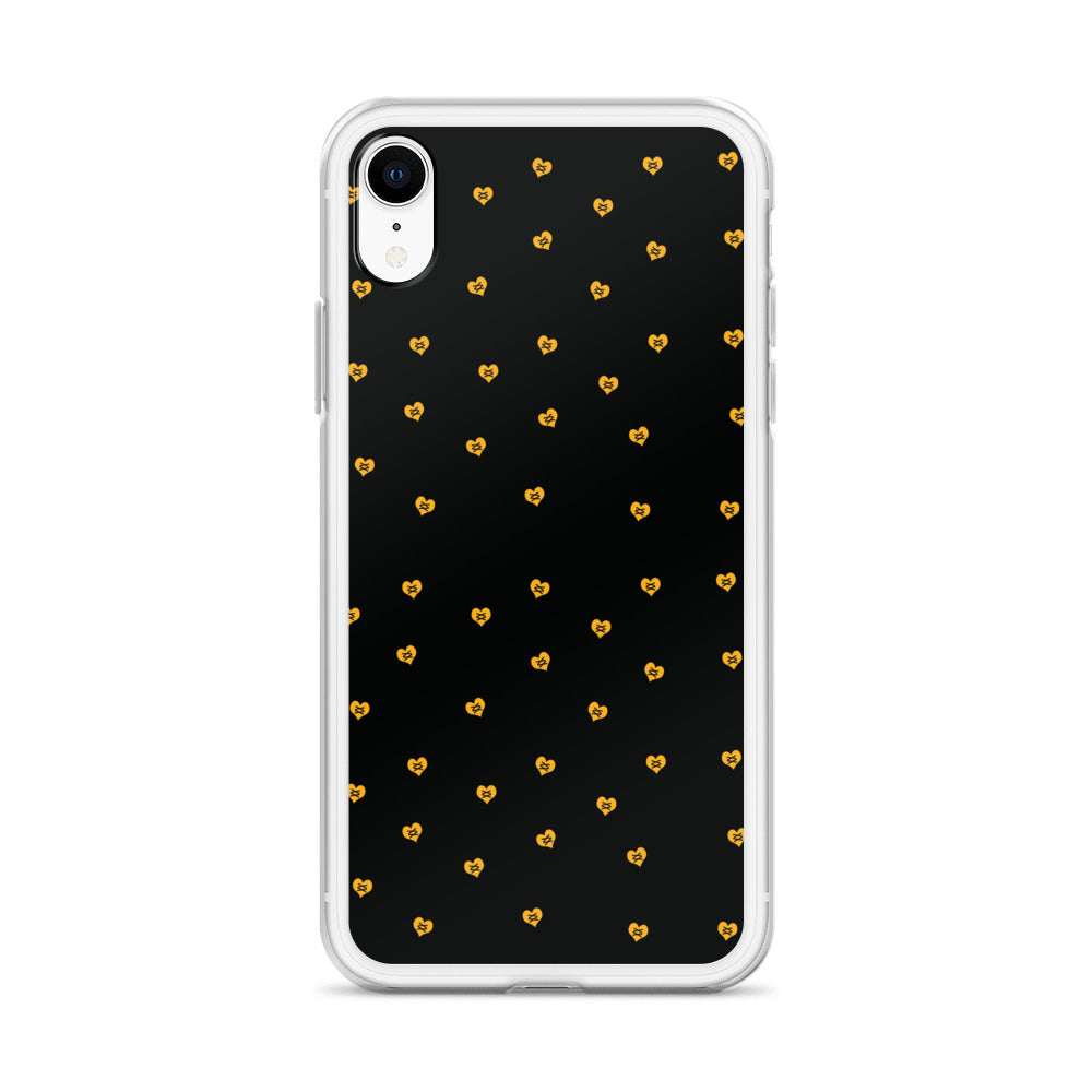 Love Fights BLK GLD iPhone Case