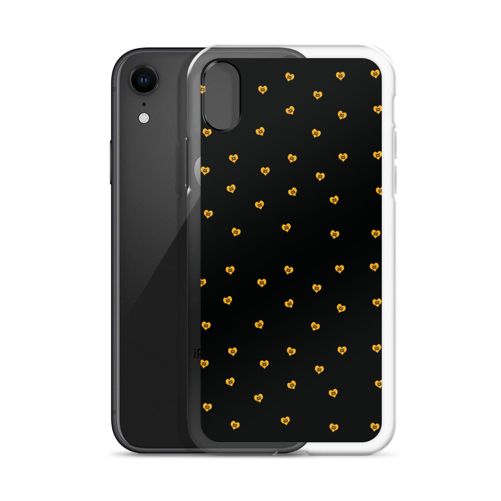 Love Fights BLK GLD iPhone Case