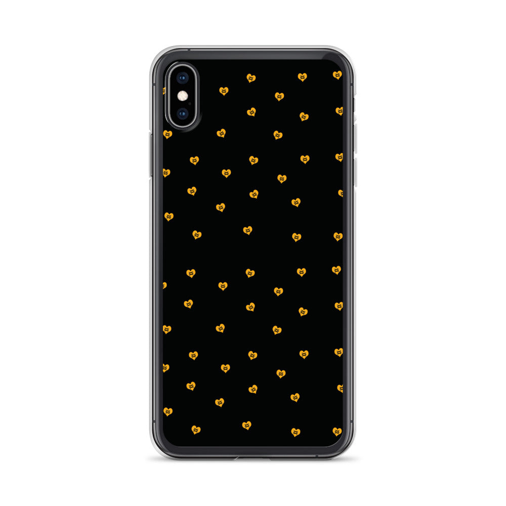 Love Fights BLK GLD iPhone Case