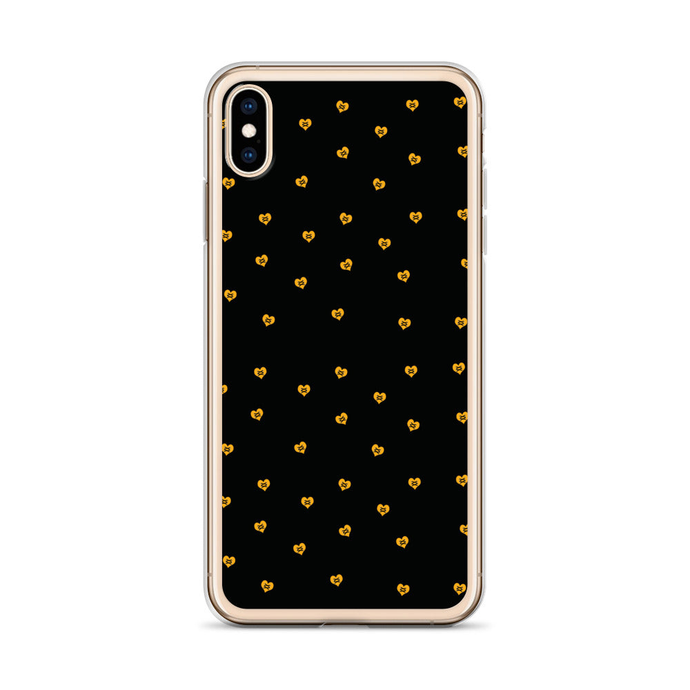 Love Fights BLK GLD iPhone Case