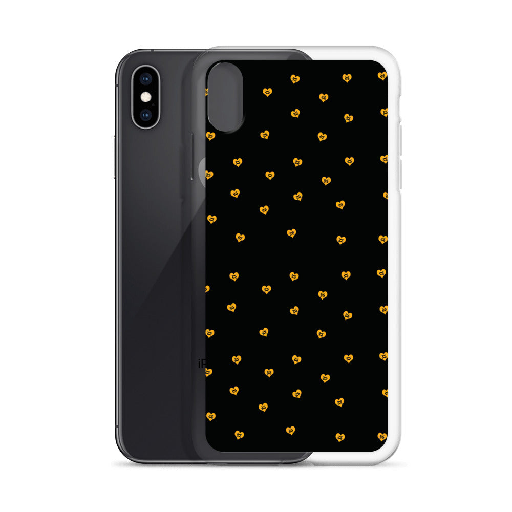 Love Fights BLK GLD iPhone Case