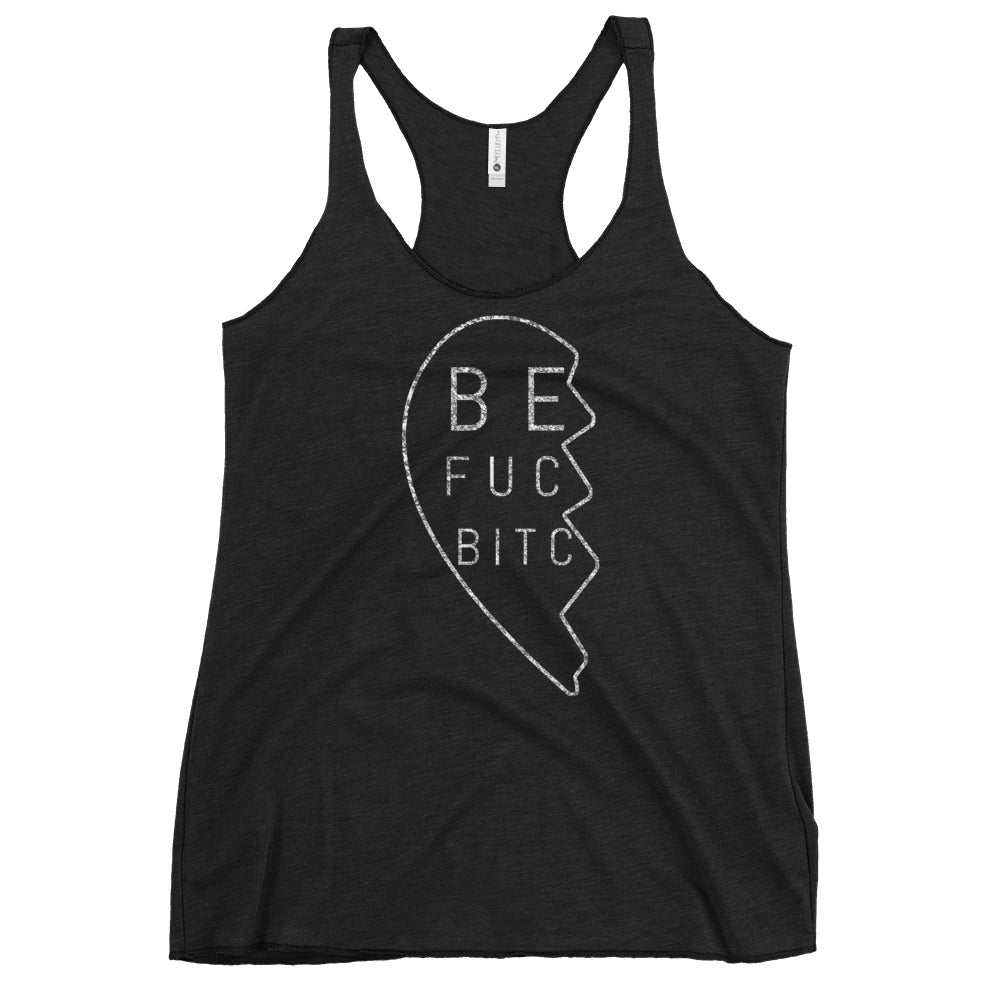 Best Friends Half Left Women's Racerback Tank
