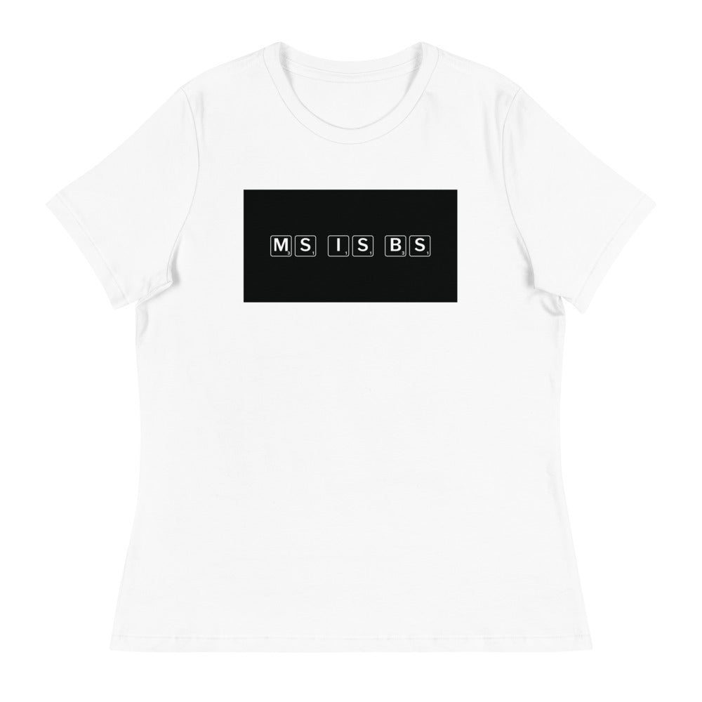 MS IS BD White Women's Relaxed Shirt