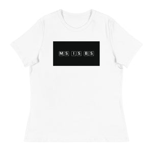 MS IS BD White Women's Relaxed Shirt